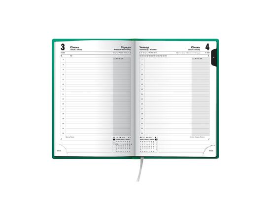 Еженедельник Brunnen датированный 2024 Стандарт Flex A5 168 листов Зеленый (73-795 70 504), изображение 3 Еженедельник Brunnen датированный 2024 Стандарт Flex A5 168 листов Зеленый (73-795 70 504), изображение 3