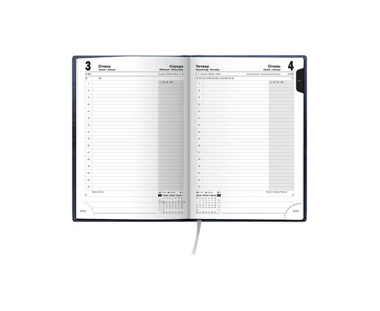 Еженедельник Brunnen датированный 2024 Стандарт Flex A5 168 листов Синий (73-795 70 304), изображение 3