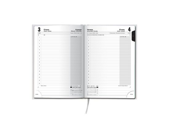 Еженедельник Brunnen датированный 2024 Стандарт Miradur A5 168 листов Белый (73-795 60 004), изображение 3 Еженедельник Brunnen датированный 2024 Стандарт Miradur A5 168 листов Белый (73-795 60 004), изображение 3