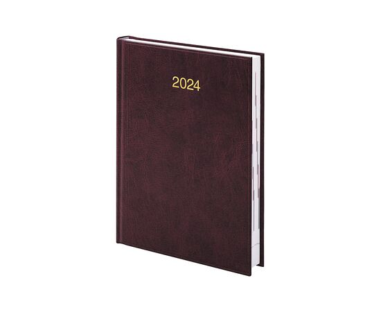 Еженедельник Brunnen датированный 2024 Стандарт Miradur A5 168 листов Бордовый (73-795 60 294), изображение 2