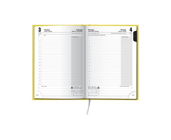 Еженедельник Brunnen датированный 2024 Стандарт Miradur A5 168 листов Желтый (73-795 60 104), изображение 3
