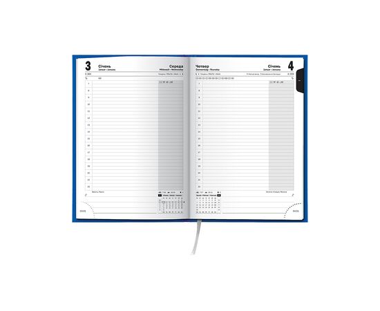 Еженедельник Brunnen датированный 2024 Стандарт Miradur A5 168 листов Синий (73-795 60 324), изображение 3 Еженедельник Brunnen датированный 2024 Стандарт Miradur A5 168 листов Синий (73-795 60 324), изображение 3