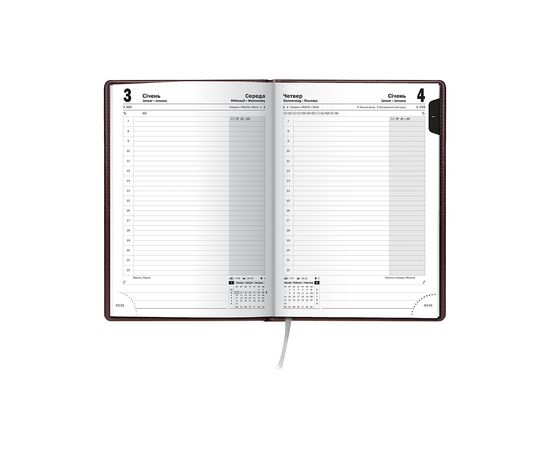 Еженедельник Brunnen датированный 2024 Стандарт Soft A5 168 листов Бордовый (73-795 36 294), изображение 3 Еженедельник Brunnen датированный 2024 Стандарт Soft A5 168 листов Бордовый (73-795 36 294), изображение 3