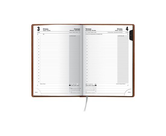 Еженедельник Brunnen датированный 2024 Стандарт Soft A5 168 листов Коричневый (73-795 36 704), изображение 3 Еженедельник Brunnen датированный 2024 Стандарт Soft A5 168 листов Коричневый (73-795 36 704), изображение 3