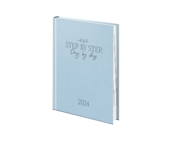 Еженедельник Brunnen датированный 2024 Стандарт Torino Trend A5 168 листов Голубой (73-795 38 324), изображение 2