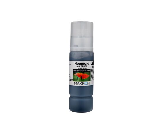 Чернила Makkon для Epson L8160/L8180 (C13T07C14A) (115) 70 мл black pigment (IMN-EPS-E115-70BP)