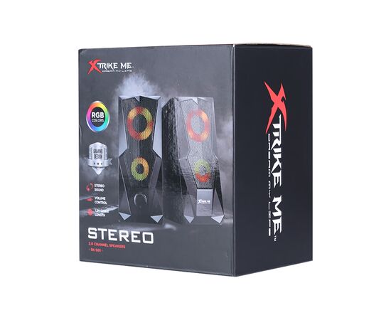 Акустическая система Xtrike ME SK-501 6Вт RGB USB (SK-501), изображение 4 Акустическая система Xtrike ME SK-501 6Вт RGB USB (SK-501), изображение 4