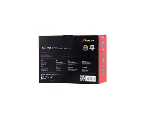 Акустическая система Xtrike ME SK-610 11Вт LED USB (SK-610), изображение 5 Акустическая система Xtrike ME SK-610 11Вт LED USB (SK-610), изображение 5