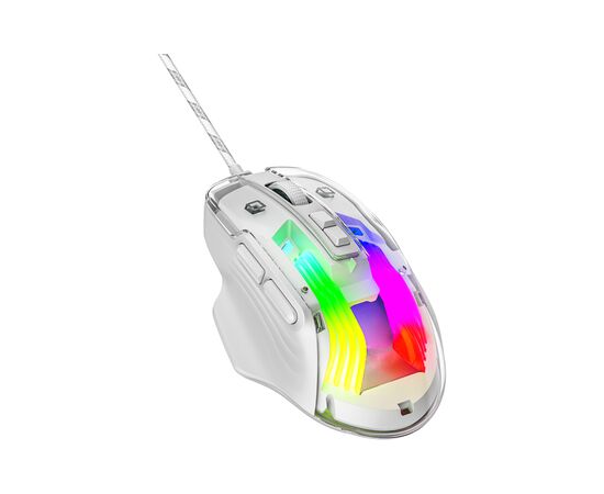 Мышка Xtrike ME GM-319 USB RGB White (GM-319), изображение 2 Мышка Xtrike ME GM-319 USB RGB White (GM-319), изображение 2