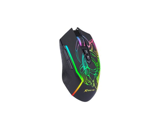 Мышка Xtrike ME GM-327 USB RGB Black (GM-327), изображение 3 Мышка Xtrike ME GM-327 USB RGB Black (GM-327), изображение 3