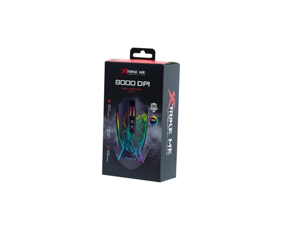 Мышка Xtrike ME GM-327 USB RGB Black (GM-327), изображение 8 Мышка Xtrike ME GM-327 USB RGB Black (GM-327), изображение 8