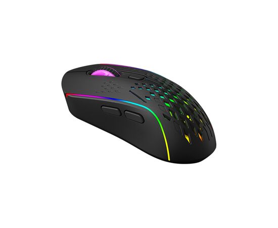 Мышка Xtrike ME GW-611 Wireless RGB Black (GW-611), изображение 2 Мышка Xtrike ME GW-611 Wireless RGB Black (GW-611), изображение 2