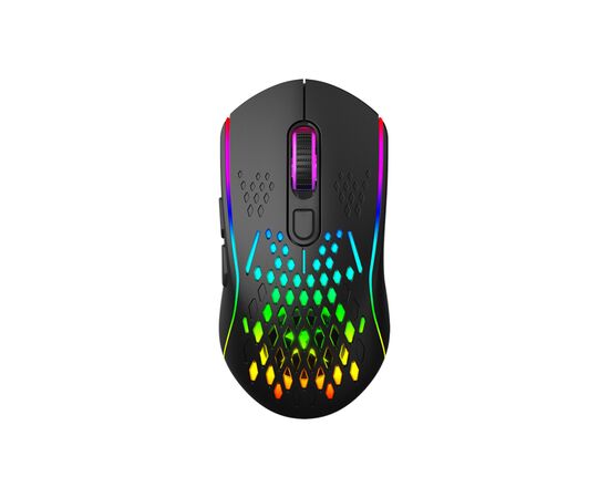 Мышка Xtrike ME GW-611 Wireless RGB Black (GW-611), изображение 3 Мышка Xtrike ME GW-611 Wireless RGB Black (GW-611), изображение 3