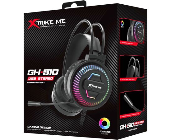 Наушники Xtrike ME GH-510 Black (GH-510), изображение 5 Наушники Xtrike ME GH-510 Black (GH-510), изображение 5