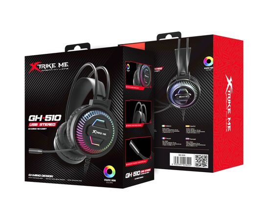 Наушники Xtrike ME GH-510 Black (GH-510), изображение 6 Наушники Xtrike ME GH-510 Black (GH-510), изображение 6