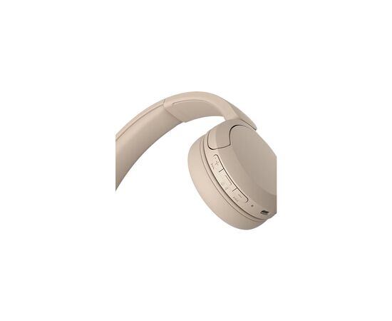 Навушники Sony WH-CH520 Wireless Beige (WHCH520C.CE7), зображення 5 Навушники Sony WH-CH520 Wireless Beige (WHCH520C.CE7), зображення 5