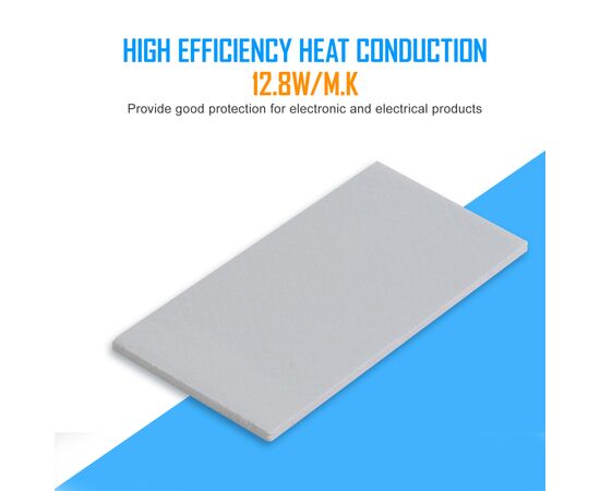 Термопрокладка Zezzio Thermal Pad 12.8 W/mK 85х45x1 мм, зображення 2 Термопрокладка Zezzio Thermal Pad 12.8 W/mK 85х45x1 мм, зображення 2