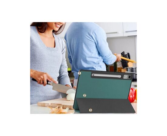 Чехол для планшета BeCover Smart Case Lenovo Tab P12 TB-370FU 12.7" Dark Green (710058), изображение 8 Чехол для планшета BeCover Smart Case Lenovo Tab P12 TB-370FU 12.7" Dark Green (710058), изображение 8