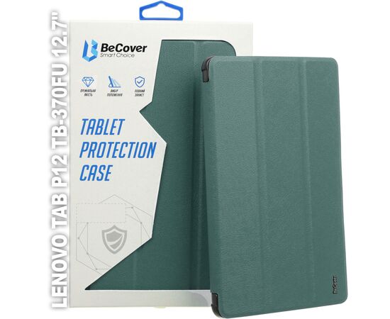 Чехол для планшета BeCover Smart Case Lenovo Tab P12 TB-370FU 12.7" Dark Green (710058)