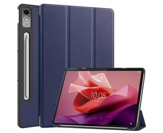 Чехол для планшета BeCover Smart Case Lenovo Tab P12 TB-370FU 12.7" Deep Blue (710057), изображение 4 Чехол для планшета BeCover Smart Case Lenovo Tab P12 TB-370FU 12.7" Deep Blue (710057), изображение 4