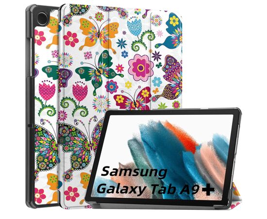 Чохол до планшета BeCover Smart Case Samsung Tab A9 Plus SM-X210/SM-X215/SM-X216 11.0" Butterfly (710312), зображення 4 Чохол до планшета BeCover Smart Case Samsung Tab A9 Plus SM-X210/SM-X215/SM-X216 11.0" Butterfly (710312), зображення 4