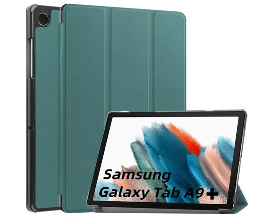 Чехол для планшета BeCover Smart Case Samsung Tab A9 Plus SM-X210/SM-X215/SM-X216 11.0" Dark Green (710307), изображение 5 Чехол для планшета BeCover Smart Case Samsung Tab A9 Plus SM-X210/SM-X215/SM-X216 11.0" Dark Green (710307), изображение 5