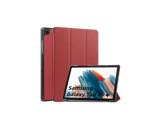 Чехол для планшета BeCover Smart Case Samsung Tab A9 Plus SM-X210/SM-X215/SM-X216 11.0" Red Wine (710311), изображение 3 Чехол для планшета BeCover Smart Case Samsung Tab A9 Plus SM-X210/SM-X215/SM-X216 11.0" Red Wine (710311), изображение 3