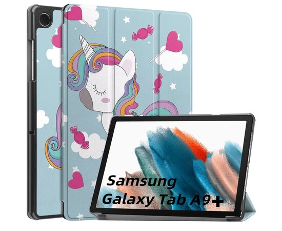 Чехол для планшета BeCover Smart Case Samsung Tab A9 Plus SM-X210/SM-X215/SM-X216 11.0" Unicorn (710321), изображение 4 Чехол для планшета BeCover Smart Case Samsung Tab A9 Plus SM-X210/SM-X215/SM-X216 11.0" Unicorn (710321), изображение 4
