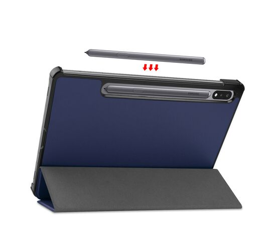 Чехол для планшета BeCover Smart Case Samsung Tab S9 (SM-X710/SM-X716)/S9 FE (SM-X510/SM-X516B) 11.0" Deep Blue (709891), изображение 5 Чехол для планшета BeCover Smart Case Samsung Tab S9 (SM-X710/SM-X716)/S9 FE (SM-X510/SM-X516B) 11.0" Deep Blue (709891), изображение 5