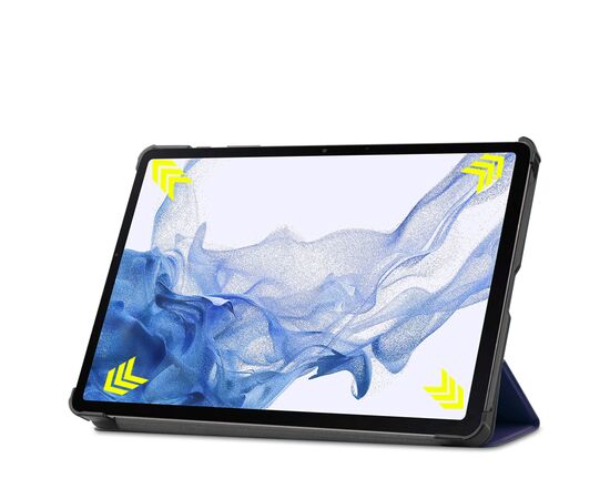 Чехол для планшета BeCover Smart Case Samsung Tab S9 (SM-X710/SM-X716)/S9 FE (SM-X510/SM-X516B) 11.0" Deep Blue (709891), изображение 8 Чехол для планшета BeCover Smart Case Samsung Tab S9 (SM-X710/SM-X716)/S9 FE (SM-X510/SM-X516B) 11.0" Deep Blue (709891), изображение 8