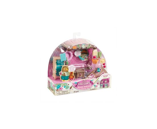Игровой набор Li'l Woodzeez Спальня и столовая 26 аксессуаров (6127Z)