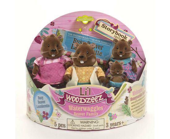 Фигурка Li'l Woodzeez Семья бобров (6000M), изображение 3 Фигурка Li'l Woodzeez Семья бобров (6000M), изображение 3