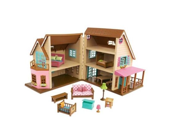 Игровой набор Li'l Woodzeez Большой коттеджный дом (6192Z), изображение 2 Игровой набор Li'l Woodzeez Большой коттеджный дом (6192Z), изображение 2