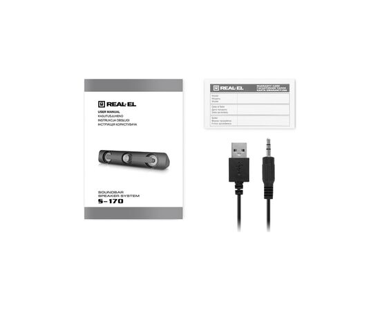 Акустическая система REAL-EL S-170 6Вт Black (EL121100013), изображение 8 Акустическая система REAL-EL S-170 6Вт Black (EL121100013), изображение 8