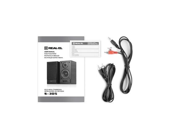 Акустическая система REAL-EL S-305 Black (EL121200012), изображение 9 Акустическая система REAL-EL S-305 Black (EL121200012), изображение 9