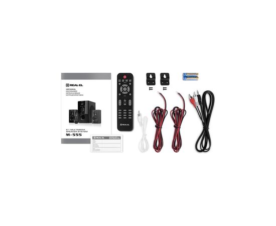 Акустическая система REAL-EL M-555 Black (EL121300013), изображение 6 Акустическая система REAL-EL M-555 Black (EL121300013), изображение 6