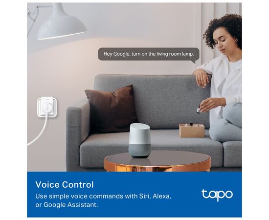 Умная розетка TP-Link Tapo P100M, изображение 6 Умная розетка TP-Link Tapo P100M, изображение 6