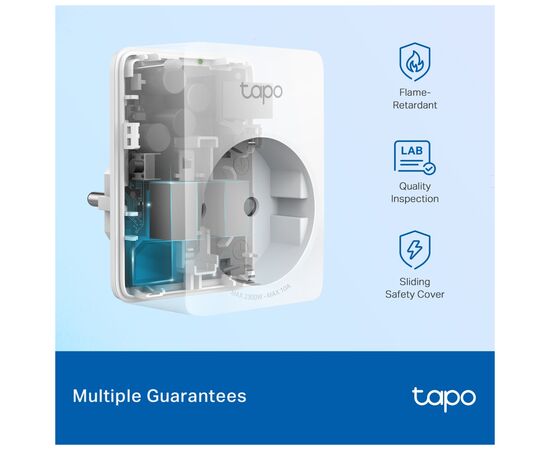 Умная розетка TP-Link Tapo P100M, изображение 8 Умная розетка TP-Link Tapo P100M, изображение 8