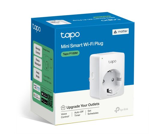 Умная розетка TP-Link Tapo P100M, изображение 9 Умная розетка TP-Link Tapo P100M, изображение 9