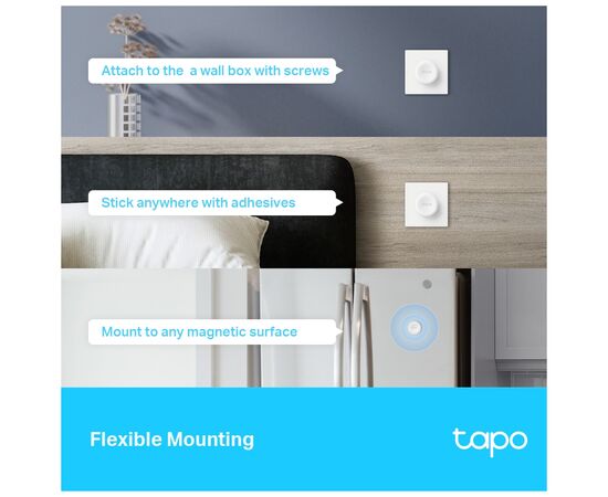 Розумний вимикач TP-Link Tapo S200D, зображення 6 Розумний вимикач TP-Link Tapo S200D, зображення 6