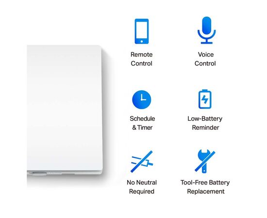 Розумний вимикач TP-Link Tapo S210, зображення 2 Розумний вимикач TP-Link Tapo S210, зображення 2
