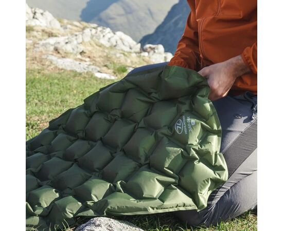 Туристический коврик Highlander Nap-Pak Inflatable Sleeping Mat XL 5 cm Olive (AIR073-OG) (930483), изображение 8 Туристический коврик Highlander Nap-Pak Inflatable Sleeping Mat XL 5 cm Olive (AIR073-OG) (930483), изображение 8