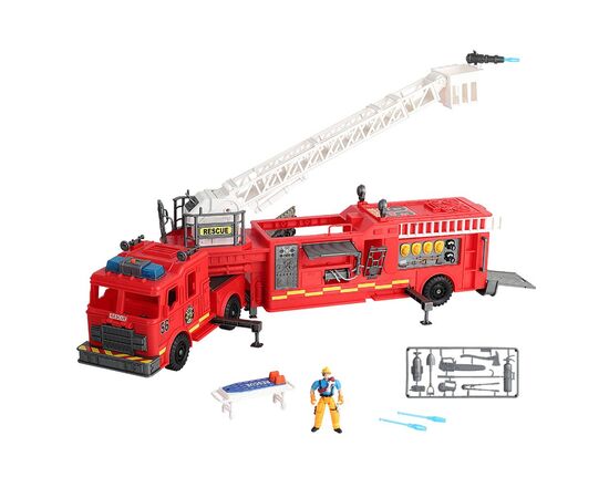 Спецтехника Motor Shop Спасатели Giant Fire Engine Trailer Гигантская пожарная машина (546058), изображение 4 Спецтехника Motor Shop Спасатели Giant Fire Engine Trailer Гигантская пожарная машина (546058), изображение 4
