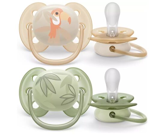 Пустышка Philips AVENT Ultra Soft ультрам'яка 0-6 міс. 2 шт (SCF091/07), изображение 2 Пустышка Philips AVENT Ultra Soft ультрам'яка 0-6 міс. 2 шт (SCF091/07), изображение 2
