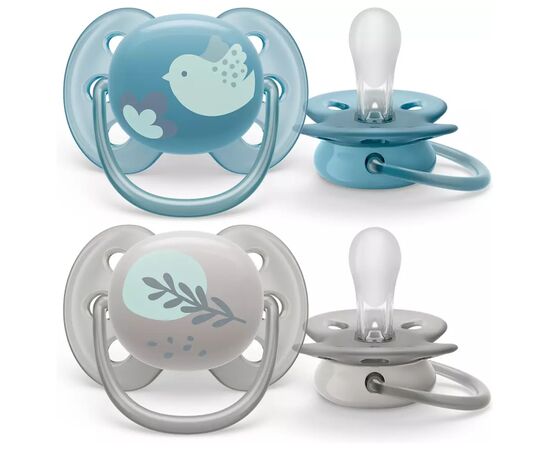 Пустышка Philips AVENT Ultra Soft ультрам'яка, 6-18 міс. 2 шт (SCF091/15), изображение 2 Пустышка Philips AVENT Ultra Soft ультрам'яка, 6-18 міс. 2 шт (SCF091/15), изображение 2