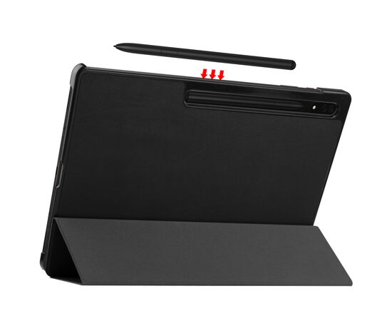 Чехол для планшета BeCover Smart Case Samsung Tab S9 Ultra SM-X816 14.6" Black (709894), изображение 4 Чехол для планшета BeCover Smart Case Samsung Tab S9 Ultra SM-X816 14.6" Black (709894), изображение 4
