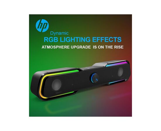 Акустическая система HP DHE-6002 6Вт RGB 3.5мм + USB (DHE-6002), изображение 6 Акустическая система HP DHE-6002 6Вт RGB 3.5мм + USB (DHE-6002), изображение 6