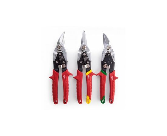 Ножницы по металлу Milwaukee набор 3шт (48224533), изображение 2