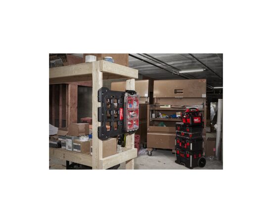 Ящик для инструментов Milwaukee органайзер компактный PACKOUT 380х250х120мм (4932464083), изображение 4 Ящик для инструментов Milwaukee органайзер компактный PACKOUT 380х250х120мм (4932464083), изображение 4
