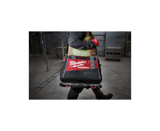 Ящик для инструментов Milwaukee органайзер тонкий PACKOUT 500х380х65 мм (4932471064), изображение 3 Ящик для инструментов Milwaukee органайзер тонкий PACKOUT 500х380х65 мм (4932471064), изображение 3